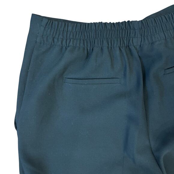 Zara Size XL Black Gold Button Pull-On Sailor Wide Leg Pants - Picture 4 of 7